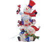 3 Stacked Snowman Holiday Yard Decoration